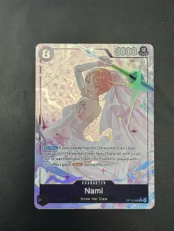 Nami OP15-086 SR Alt Art Parallel One Piece TCG English MINT - Image 1