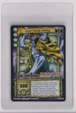 One Piece CCG Saw-Tooth Arlong Holofoil SR - Rare Black Letters 2005 - Image 1