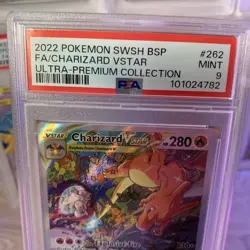 Charizard VSTAR 2022 SWSH 262 Pokemon Ultra Premium Collection Promo PSA 9 MINT - Image 3