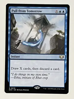 Pull from Tomorrow Commander: Edge of Eternities Non-Foil Regular MTG - Image 1