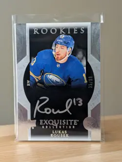 2023-24 Exquisite Collection Rookie Auto #R39 Lukas Rousek /99 - Image 1