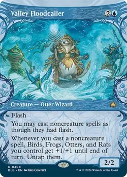 MTG-Valley Floodcaller (Showcase) Bloomburrow(NM)#308 - Image 1