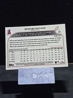2022 Topps Chrome - Shohei Ohtani #1 - Image 4