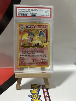 2021 Pokemon Celebrations Classic Collection #4/102 Charizard - Holo PSA 9 - Image 1