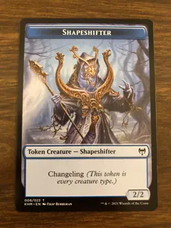MTG Magic The Gathering SHAPESHIFTER TOKEN mtg NM/ Kaldheim Near Mint Plus+ SEE - Image 1