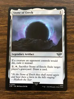 Magic the Gathering MTG Lord of the Rings Stone of Erech 251 NM+ - Image 1