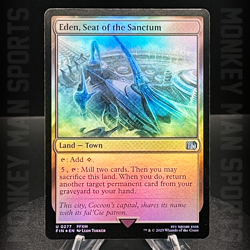 Magic MTG Final Fantasy - Eden, Seat of the Sanctum - FIN U 0277 FOIL MINT - Image 1