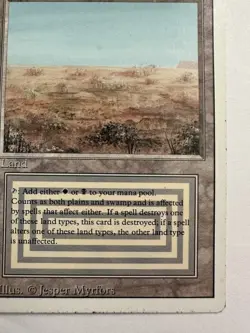 MTG Scrubland Revised Edition Dual Land LP-NM Condition - Image 4