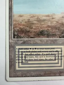 MTG Scrubland Revised Edition Dual Land LP-NM Condition - Image 5