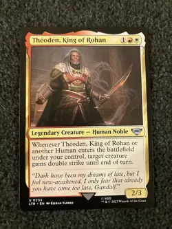 Magic The Gathering MTG - Theoden, King of Rohan - UB LTR - Image 1