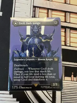 MTG Final Fantasy English Cecil, Dark Knight Borderless 0380 Non-Foil - Image 1