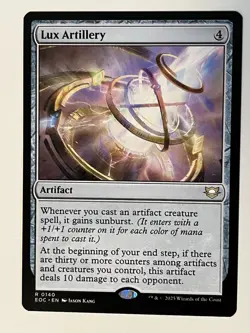 Lux Artillery Commander: Edge of Eternities Non-Foil Regular MTG - Image 1