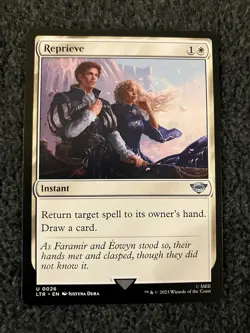 Magic The Gathering MTG - Reprieve - UB LTR - Image 1