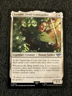 Magic The Gathering MTG - Faramir, Field Commander - UB LTR - Image 1