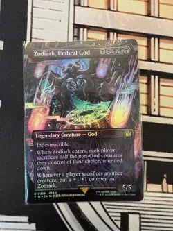 MTG: Zodiark, Umbral God BORDERLESS/Foil - Final Fantasy #336 - Image 1