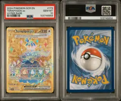 Pokemon Card - Terapagos ex - 173/142 - Stellar Crown Hyper Rare - PSA 10 - Image 3