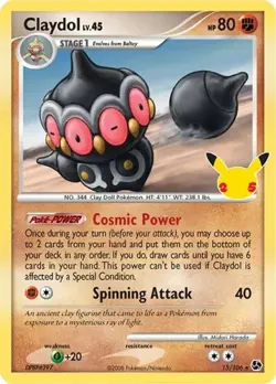 2x Claydol (#15/106) - Holof SWSH - Celebrations - Classic Collection LP Pokemon - Image 1