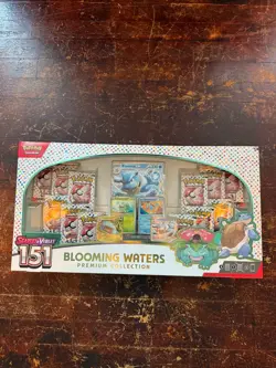 Pokemon Scarlet & Violet 151 Blooming Waters Premium Collection Box Sealed - Image 1