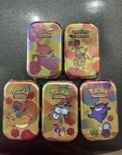 Pokemon TCG Scarlet & Violet 151 Mini Tins Lot Of 5 NEW IN HAND FACTORY SEALED - Image 1