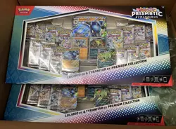 Pokemon Lucario Ex Tyranitar Ex Premium Collection Prismatic Evolution Lot of 2 - Image 1