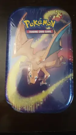 Pokemon TCG Spanish Kanto Power Charizard Mini Tin XY Evolutions Booster Sealed - Image 1