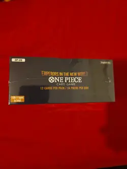 One Piece TCG OP-09 Emperors in the New World Booster Box Brand New & Sealed - Image 2