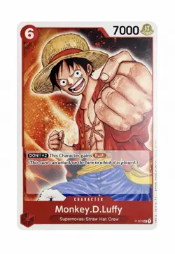 Monkey.D.Luffy (Promotion Pack 2022) P-001 NEAR MINT One Piece Card Game/TCG - Image 1