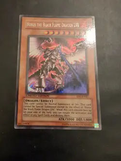 Horus The Black Flame Dragon LV8 Een-Ense1 Elemental Energy Limited Edition - Image 1