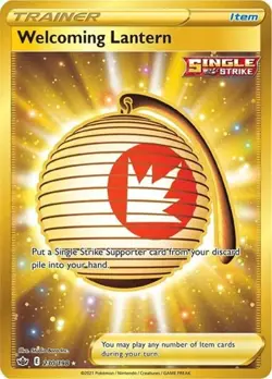 Welcoming Lantern (Secret, #230/198) - Holofoil SWSH - Chilling Reign NM Pokemon - Image 1