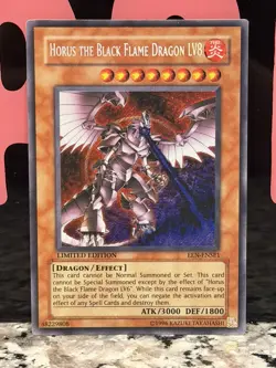 Horus The Black Flame Dragon LV8 EEN-ENSE1 Elemental Energy Limited Edition MP - Image 1