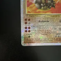 Pokemon Golem Reverse Holo Legendary Collection Rare 24/110 Stage 2 80 HP Card - Image 2