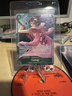 Tashigi (Dash Pack) OP14-029 One Piece Card Game The Azure Sea's Seven Foil NM - Image 1