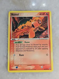 Numel 68/107 Common 2005 EX Deoxys Pokemon Trading Card TCG Pack Fresh - Image 1