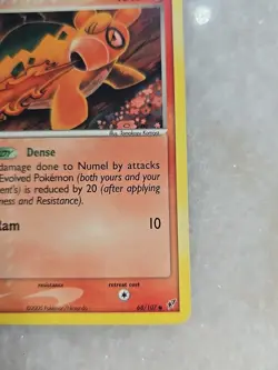 Numel 68/107 Common 2005 EX Deoxys Pokemon Trading Card TCG Pack Fresh - Image 4