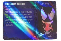 Venom Foil Promo One-Shot Card ~ THE ENEMY WITHIN #OS008 HeroClix - Image 1