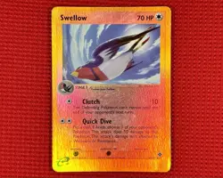 Pokemon TCG Swellow EX Dragon 45/97 Reverse Holo Card E series LP - Image 1