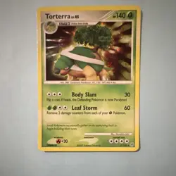 Pokemon TCG Torterra Holo Rare Card 17/130 Diamond & Pearl 2007 Stage 2 - Image 1