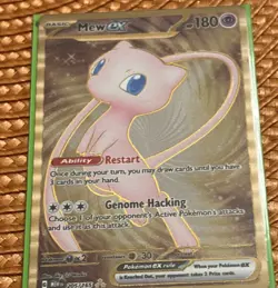 Pokemon Mew EX Full Art Holo Psychic 205/165 180 HP Pokemon TCG Card - Image 1
