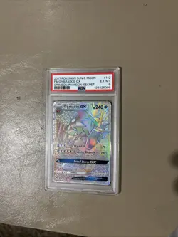 Gyarados GX 112/111 - Pokemon TCG Crimson Invasion - Secret Rare Rainbow - NM - Image 1