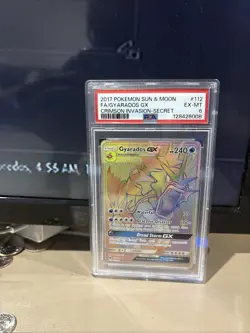 Gyarados GX 112/111 - Pokemon TCG Crimson Invasion - Secret Rare Rainbow - NM - Image 2