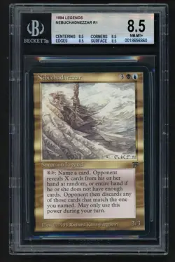 ***BGS 8.5 Quad Nebuchadnezzar** MTG Legends Magic Kid Icarus - Image 1