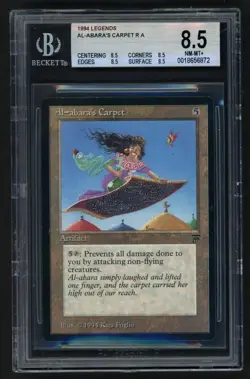 ***BGS 8.5 Quad Al-abara's Carpet** MTG Legends Magic Kid Icarus - Image 1