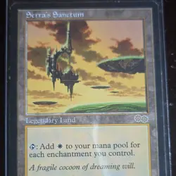 Serra's Sanctum Urza's Saga Legendary Land Rare Regular Magic: The Gathering - Image 1
