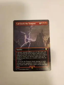 Call Forth the Tempest (Borderless) [Commander: The Lord of the Rings] 509 - NM - Image 1