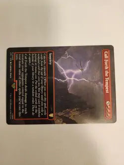 Call Forth the Tempest (Borderless) [Commander: The Lord of the Rings] 509 - NM - Image 2