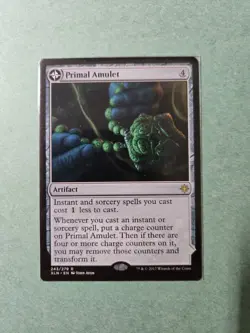 Primal Amulet / Primal Wellspring - Ixalan - NM -MTG - Image 1