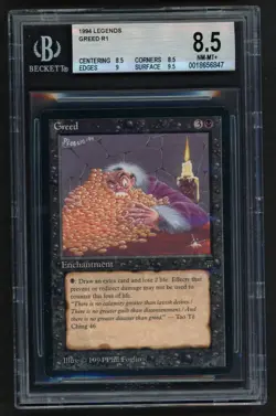 ***BGS 8.5 Quad++ Greed** MTG Legends Magic Kid Icarus - Image 1