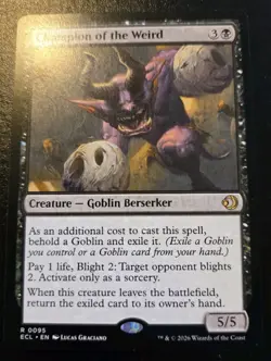 Champion Of The Weird 0095 Rare Lorwyn Eclipsed Magic: The Gathering - Image 1