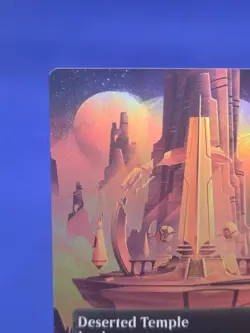 Magic the Gathering Edge of Eternities Deserted Temple 0056 Borderless Foil NM - Image 5