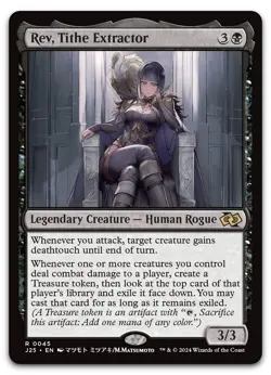 Rev, Tithe Extractor (Anime) #45 (NM) Foundations Jumpstart J25 Magic MTG - Image 1